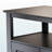 Eustice 12-Wine Holder Black Finish Buffet Cabinet, 31.92" H X 45.62" W X 15.61" D