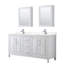 Ensemble de meuble-lavabo double 72 "avec miroir Daria-40066247-118618569-70404269