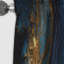 Abstract Geode Marble Blue III - Rideau de marbre abstrait - Rideau de marbre occultant - 1 panneaux-107536876