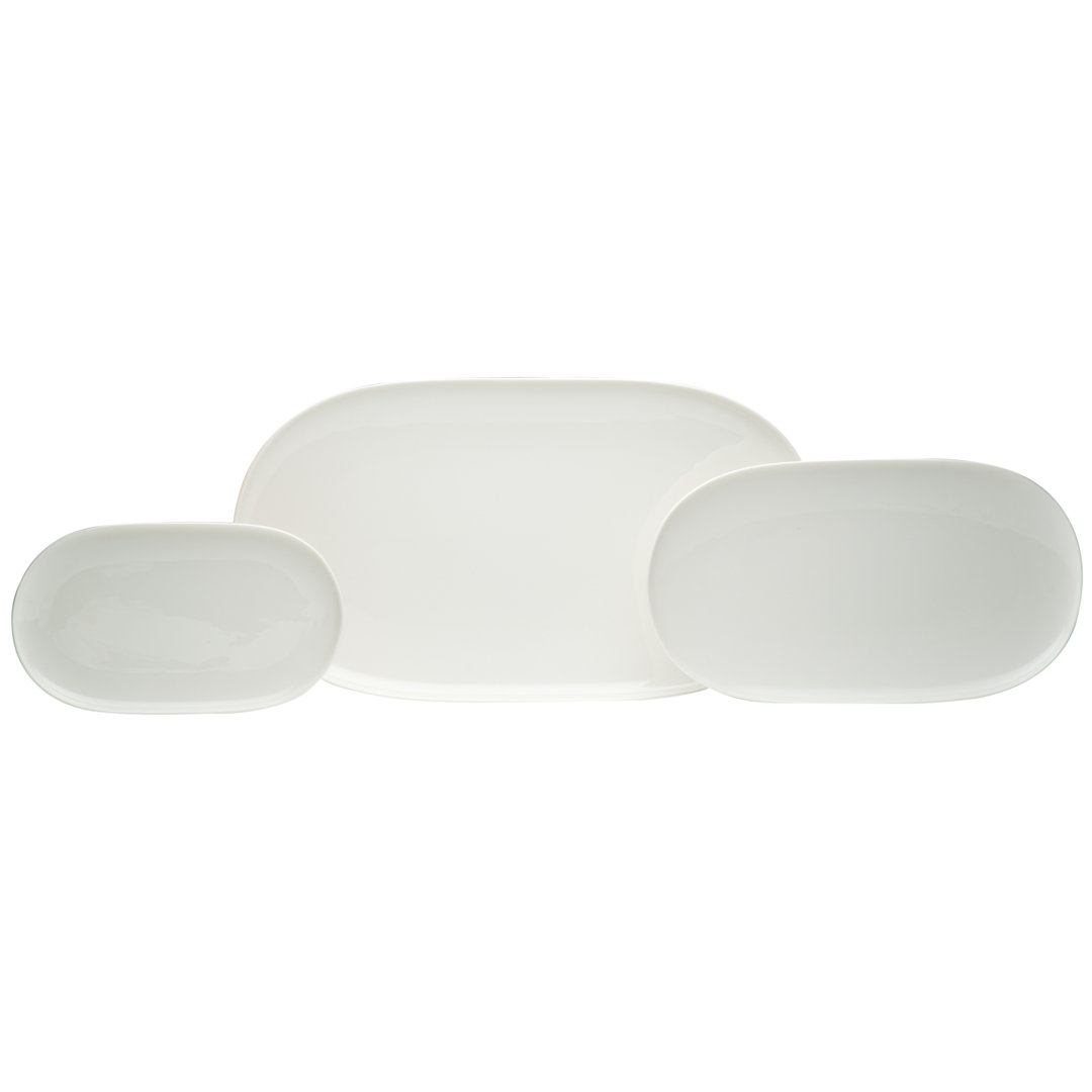 Red Vanilla Every Time 3 Piece Platter Set Red Vanilla