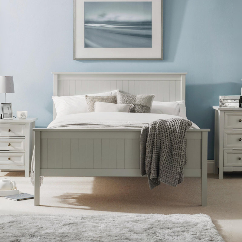 Jarin Bed, Kingsize (5'), Dove Grey, No Mattress