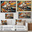 Abstract Train Geometric Express I - Transportation Wall Decor-1780504335-1780504329