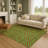 Premium Machine Washable Dockside AMF1819 Striped Holiday Rug-1729958295