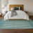 Premium Machine Washable Prisco Teal Rug-1017375378