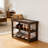 Bamboo Shoe Bench With 3-Tier Storage-862176403