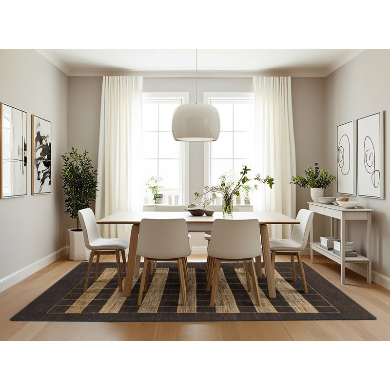 Tapis abstrait moderne 1616, Rectangle 7 pi x 10 pi