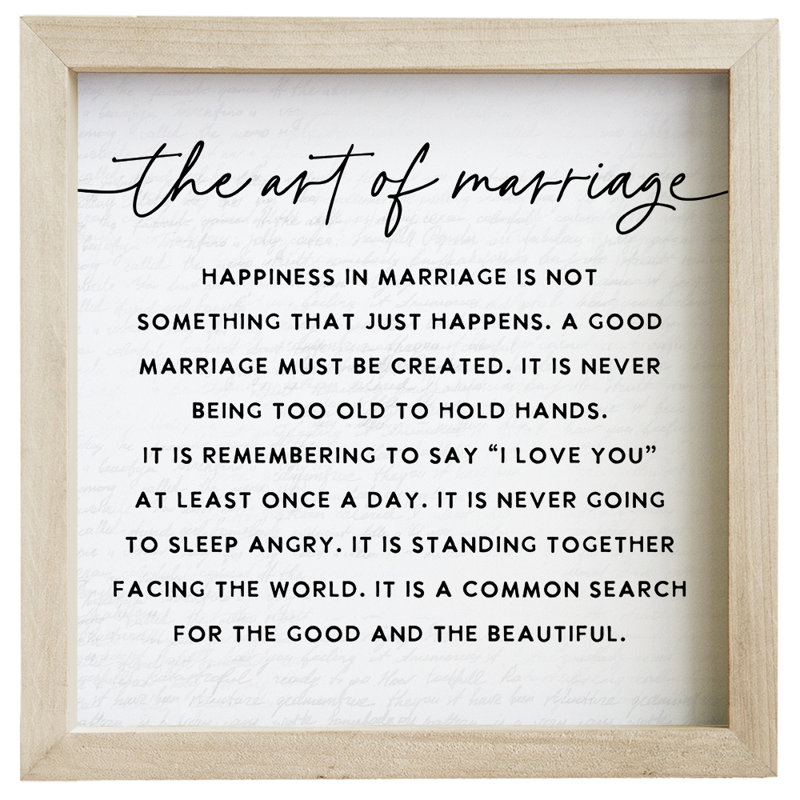 Art du mariage