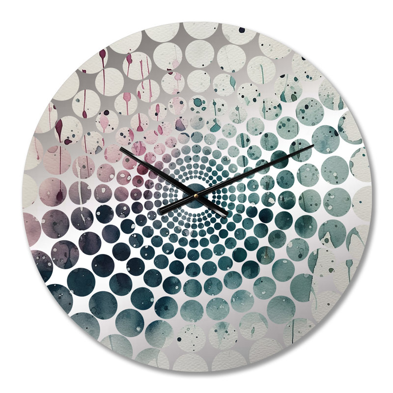 Horloge murale Crollingham - Minimalisme abstrait, Petit