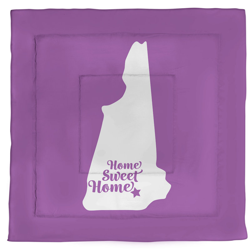 Manchester Modern & Contemporary Polyester Percale Comforter, Queen Comforter, Violet