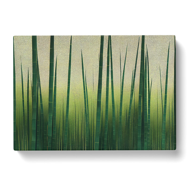Stupendous Bamboo Forest - Wrapped Canvas