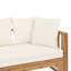 Lit de jour convertible pour l'extérieur - Bois et literie hydrofuge Long Beach Water - Coussin