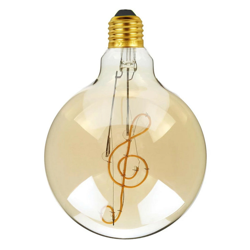 Sigmon 4W E27 LED Vintage Edison Globe Light Bulb Amber