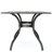 68" Rectangle Patio Table In Copper, Made From Aluminium Rectangular With Copper Shine For