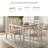 Malkin Dining Table With 4 Chairs And Bench, Set Of 6-99374590-111275602