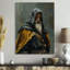 Décoration murale magicien viking jaune et gris-618316963-618316989