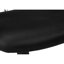 Siège de bureau ergonomique: hauteur réglable, pivotant, hauteur de la surface en filet noir: chaise ergonomique en métal à 360 degrés