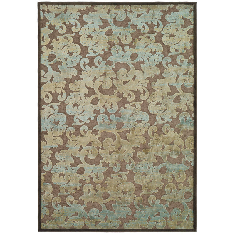 Berloz Performance Floral Rug, Rectangle 8' x 11'2"