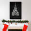 Merry Christmas - Toile tendue avec châssis de qualité supérieure, prête à être accrochée-650044581
