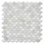 Fish Scale 12" x 12" Marble Mosaic Tile-822344286