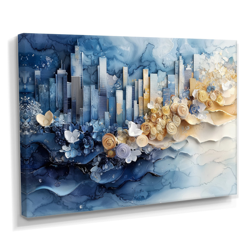 Obola - Cityscapes Wall Art, H 34 po x l 44 po, Toile tendue, Ne s’applique pas