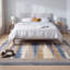 Tapis Orchard moderne à rayures effet pinceau, bleu, gris, or, crème, ivoire, lavable en machine, antidérapant, à poils courts, pour intérieur et extérieur, adapté aux animaux domestiques, salon, chambre, salle à manger, entrée, couloir, bureau-1280008857