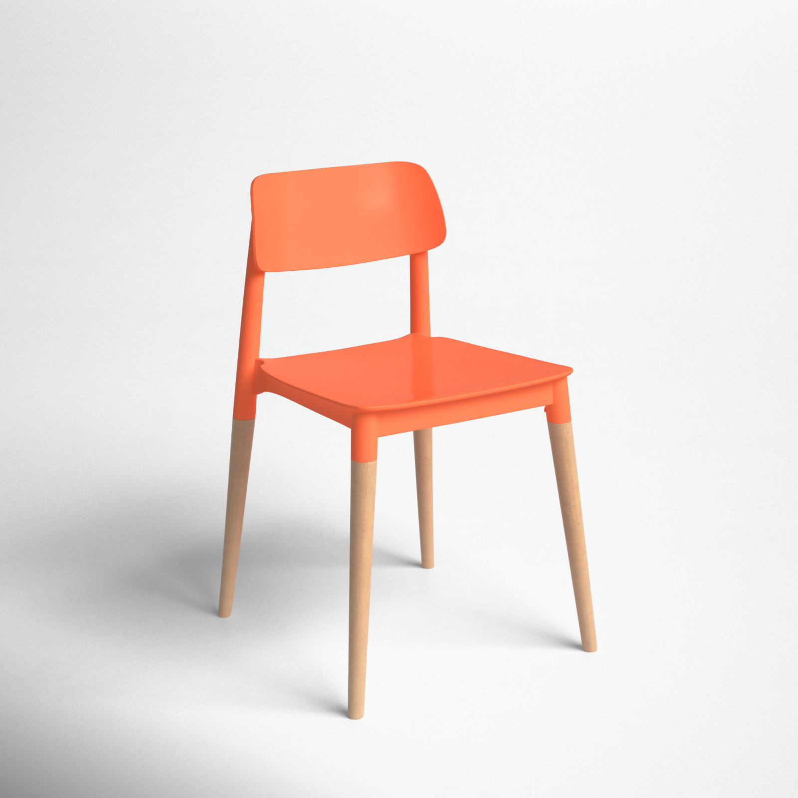 Jago Dining Chair, Orange, 2