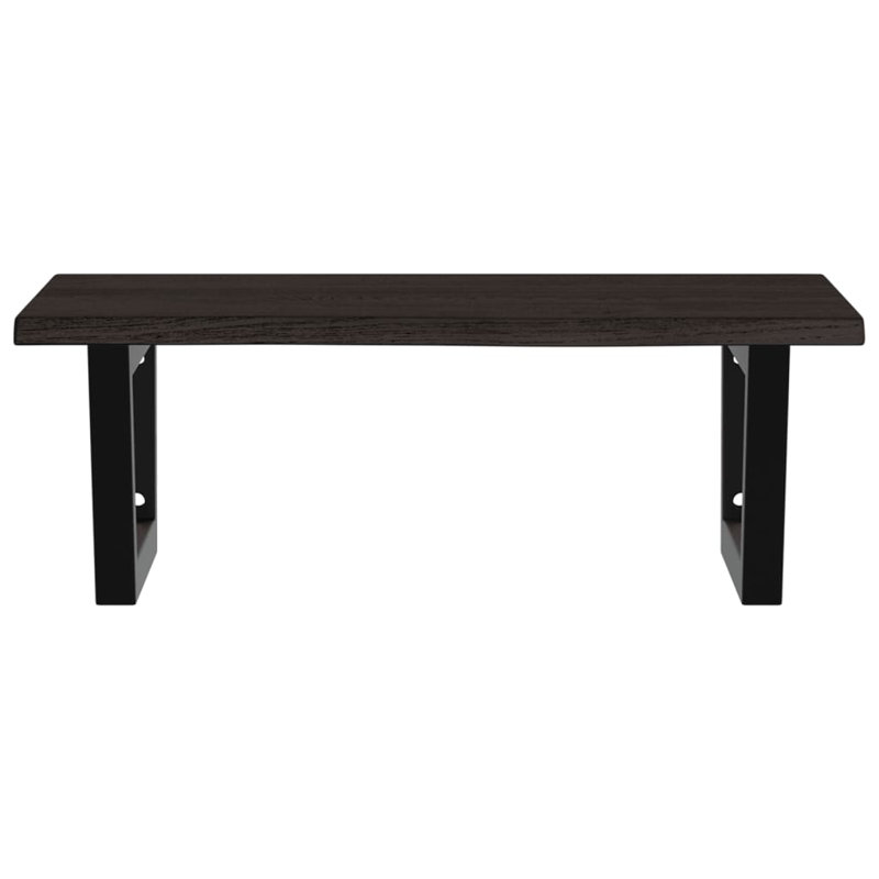 Aritica 60cm Solid Wood Bathroom Vanity Top, Black