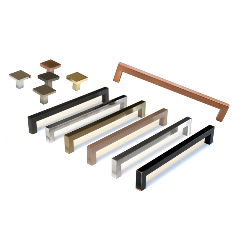 8" Center to Center Bar Pull, Brushed Nickel