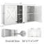 Armoire de rangement murale 19 po avec tablettes H-121883772-119116864