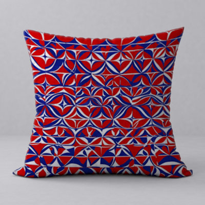 Abstract Reversible Throw Pillow