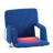 Portable Heated Reclining Stadium Chair with Armrests, Padded Back & Heated Seat-1778016010