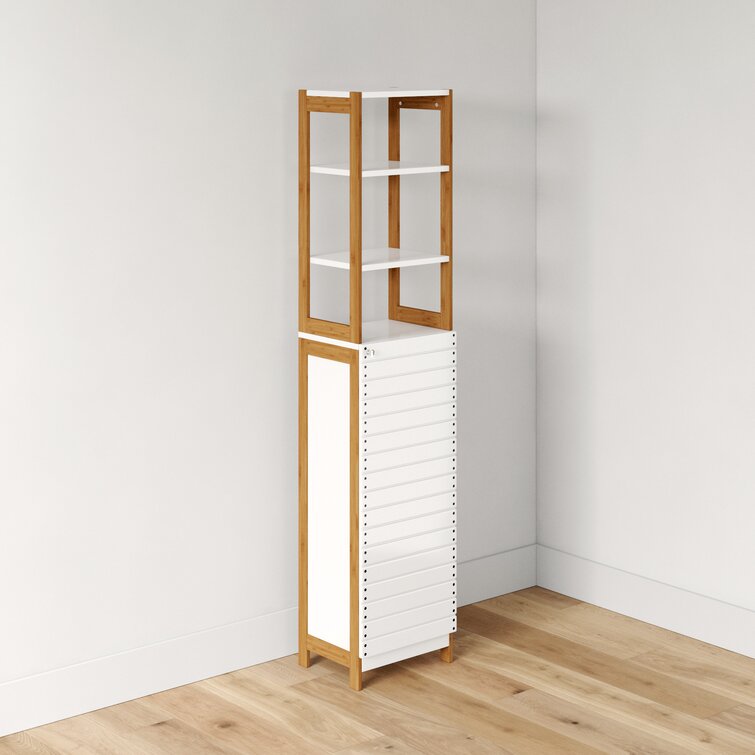 Organize It All Rendition Free Standing Linen Tower