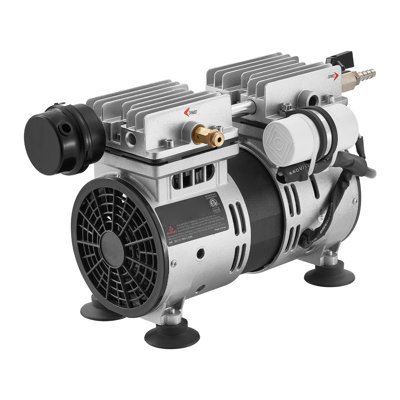 5.2 CFM Pond Aerator with 3/4 HP Air Compressor for Ponds up to 3 Acres, Silver Iron Housing with Overheat Protection and Anti-Backflow Valve