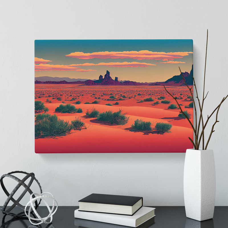 Traditional Desert - Wrapped Canvas, 50cm H x 76cm W x 3cm D