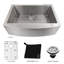 Zermatt Stainless Steel 30" L x 21" W Undermount Kitchen Sink with Basket Strainer