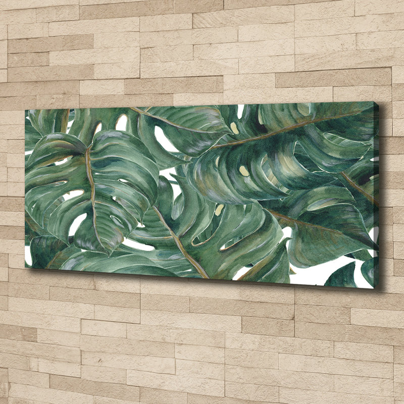 Monstera - No Frame Print on Canvas