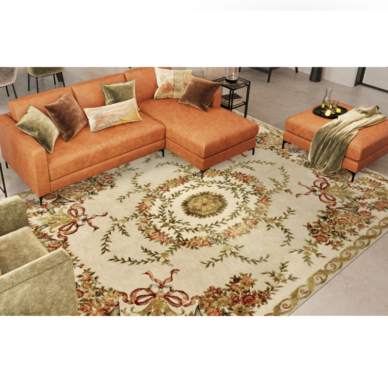 Elegance Oriental Area Rug, Rectangle 6' x 9'