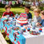 Ensemble de décorations de fête pour enfants Spidey and Friends, 128 pièces Spidey and Friends