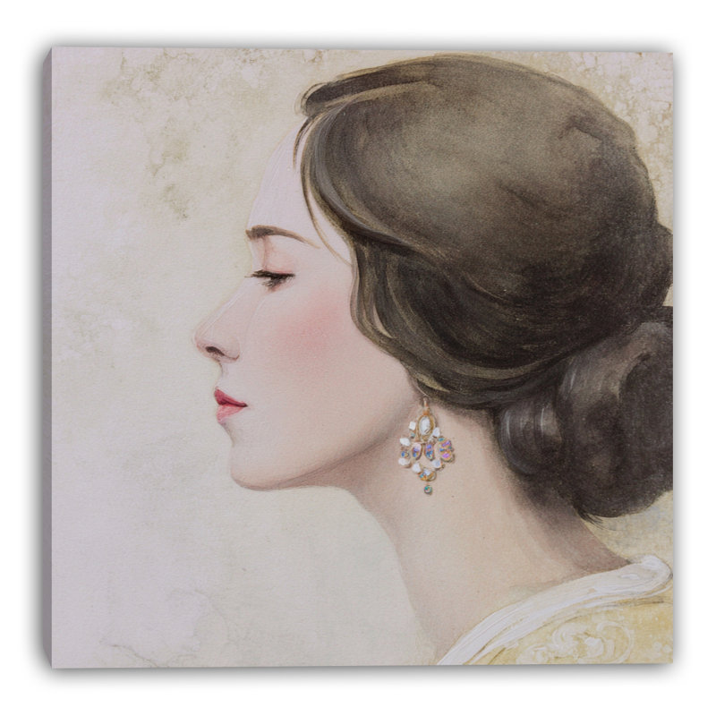 Art mural sur toile perle, 20 po L x 20 po H x 1,5 po P
