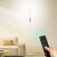 Lampe intelligente sur pied en métal 66,14 po RGBCW avec interrupteur tactile et télécommande-118033346