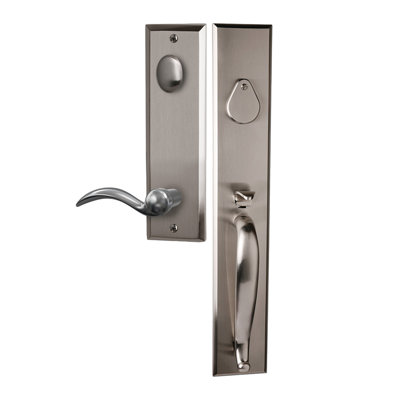 Ensemble de poignées Charleston avec levier Columbus en nickel satiné Bravura 980G-909