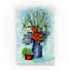 «Dartis Patriotic Flowers S Croquis», reproduction sur toile tendue-25327972