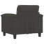 Chaise rembourrée en tissu microfibre Oriol-1486192408