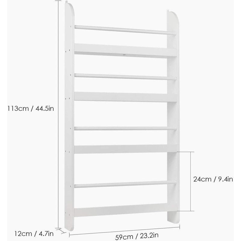 Bibliothèque pour enfants 2 pièces Phippen, Blanc