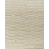 Knoxville Hand Knotted Wool Vintage Look Area Rug in Beige