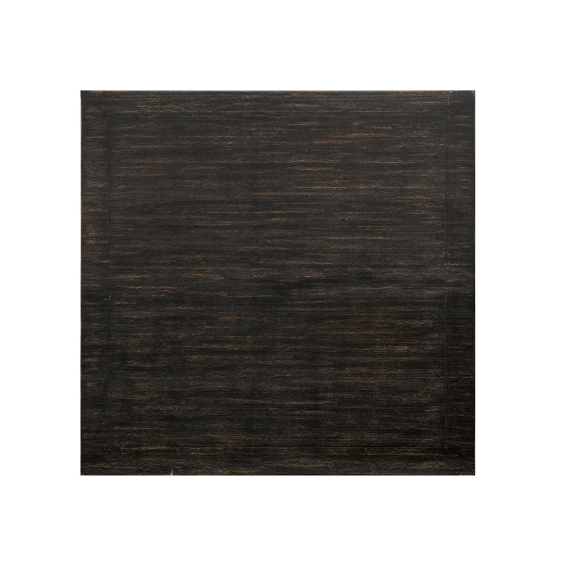 Table de salle à manger Adler, Noir antique