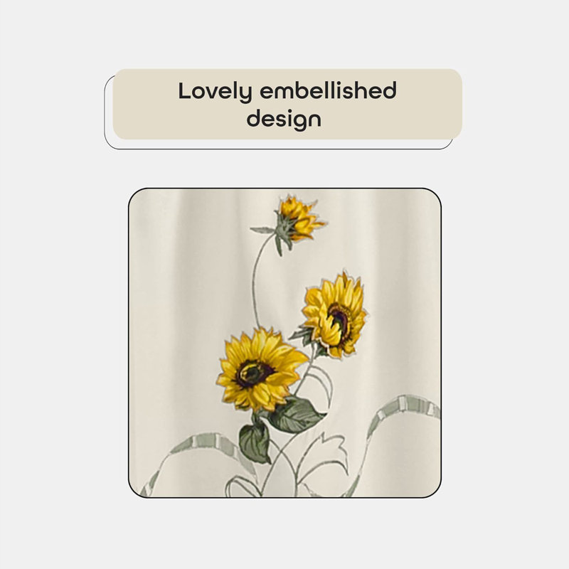 Rideaux de cuisine Schnieders Sunshine, L 58 po x L 36 po, Beige