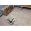 Tapis turc rétro idéal pour la salle à manger ou la chambre à coucher dans un élégant ton beige