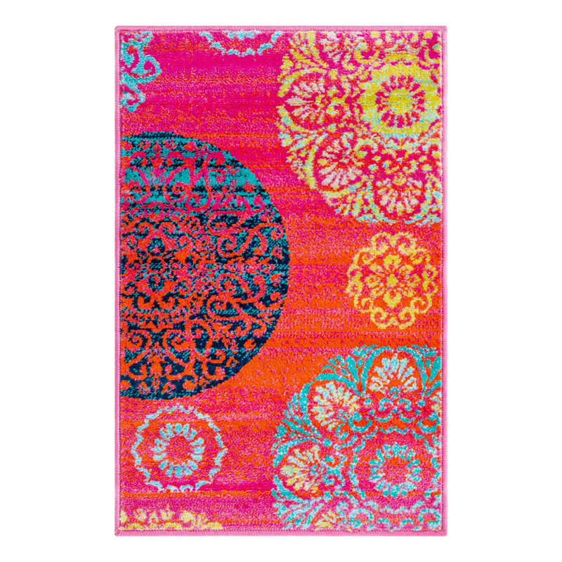 Akridge Floral Indoor Rug, Rectangle 2' x 3'