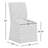 Frances Slipcover Dining Chair In Ditsy Dahlia Burgundy-124945397